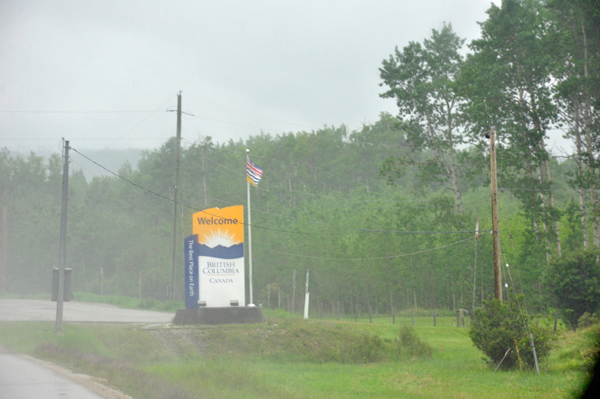 welcome to British Columbia sign